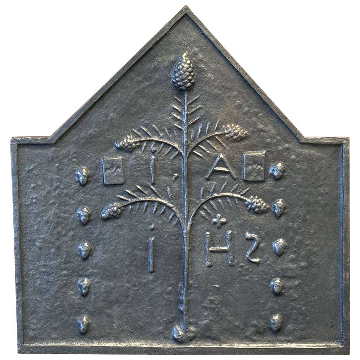 French Gothic Arms Fireback