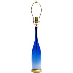 Leerdam Unica Blue Ombre Glass Floris Meydam Lamp
