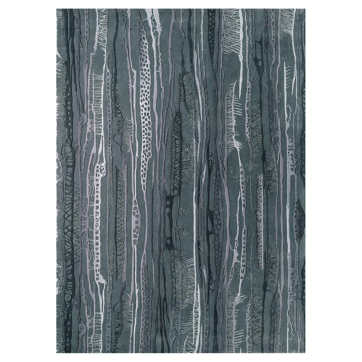 Aja Silver Rug by Volver Studios
