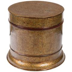 Large Polychrome and Gilt Lacquer Japanese Box