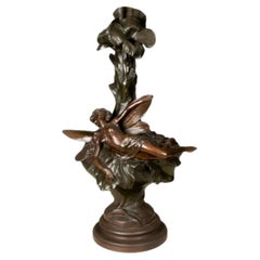 Vase de sculpture Art nouveau : Enchanting Fairy (Circa 1897)