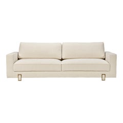 LUSO 2-seater sofa in white boucle, Available Now