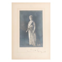 Original Signed Photograph of Queen Mary of England By W & D Downey. 1926