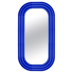 Specchio in ceramica Contemporary 'ELO 3' di Pani Jurek, 150-80 Blu Cobalto