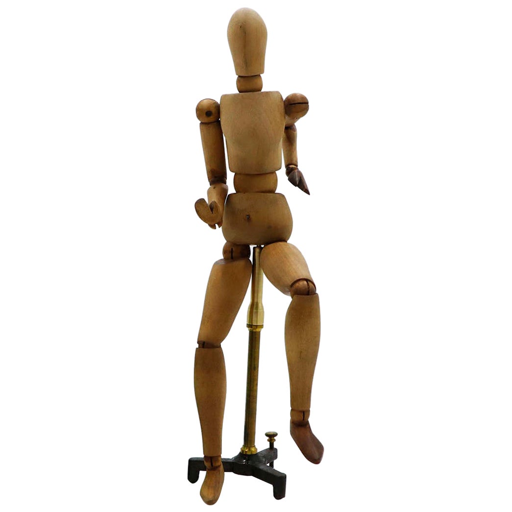 Mannequin d'artiste articulé ancien