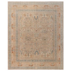 Doris Leslie Blau Early 20th Century Antique Persian Meshad Handmade Carpet (Tapis persan fait à la main)