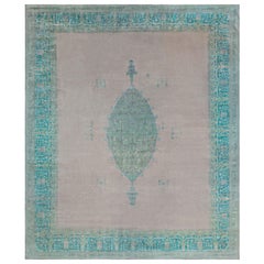 Doris Leslie Blau 1900s Large Turkish Borlou Handmade Wool Rug