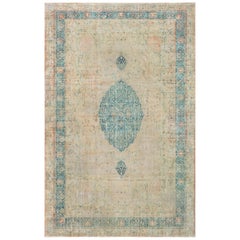 Doris Leslie Blau Vintage Turkish Borlou Hand Knotted Wool Rug