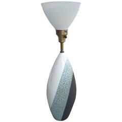 Pair,of Ettore Sottsass Lava Glaze Ceramic Table Lamps for Bitossi 11