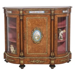 Antique Burr Walnut Credenza