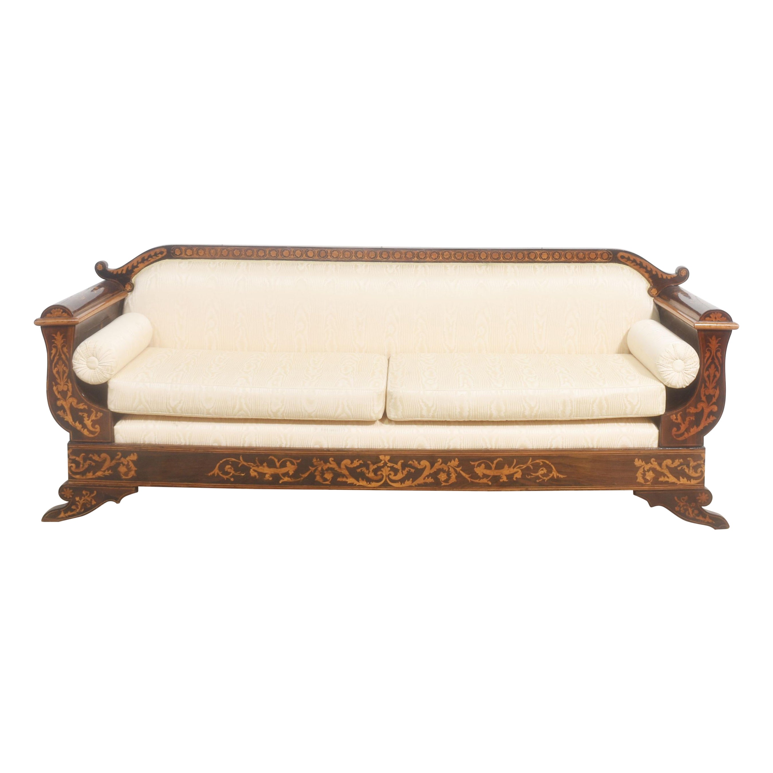 Sillón de marquetería holandesa