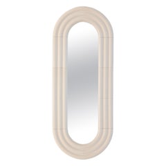 Contemporary Ceramic Mirror 'Elo 2' by Pani Jurek, 150-60 White