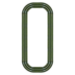 Espejo de cerámica contemporáneo "Elo 4" de Pani Jurek, 180 Verde