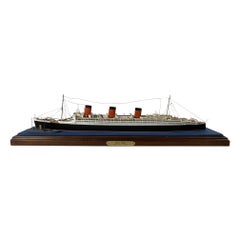 Queen Mary Ship Model by Ron Hughes