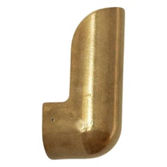 Aplique Contemporáneo Codo de Latón Dorado de Henry Wilson