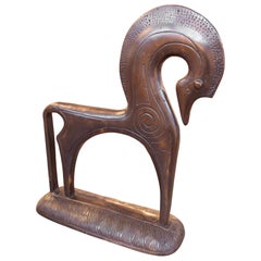 1990s Bronze Horse Sculpture in the Style of the Trojan period