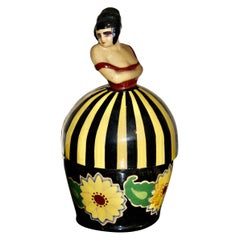 La Salamandra Roma Figural Art Deco Container