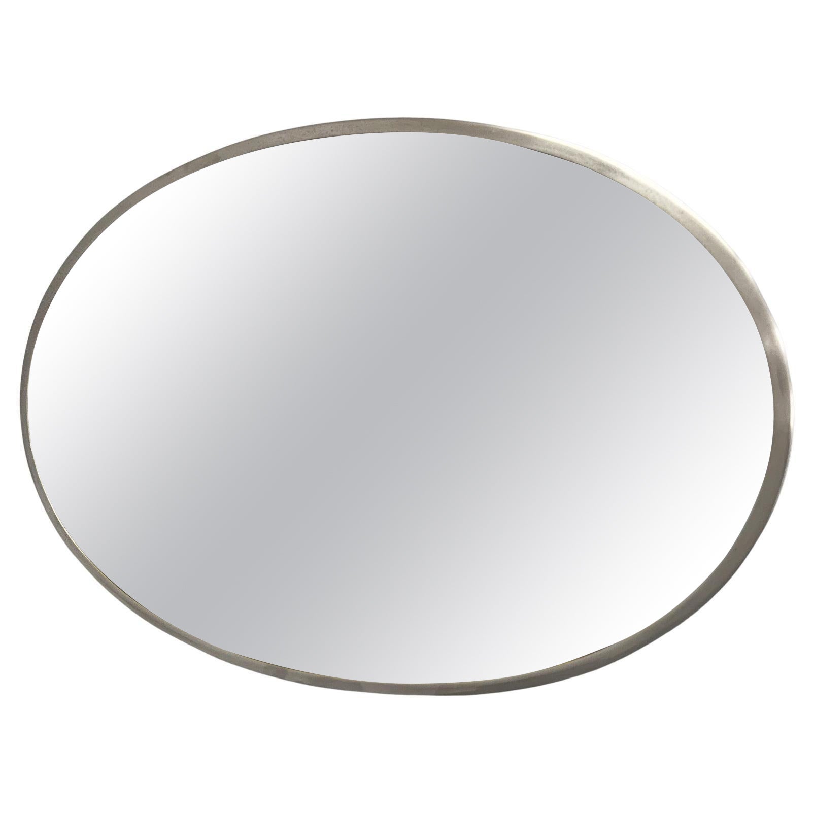 1950's Chrome Wall Mirror, Czechoslovakia