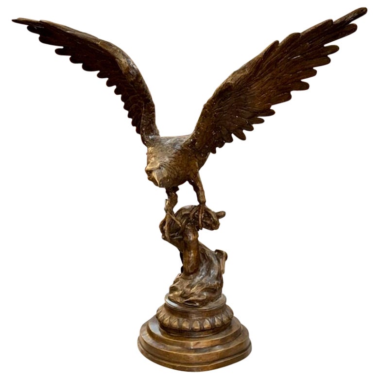 American Bronze Bald Eagle