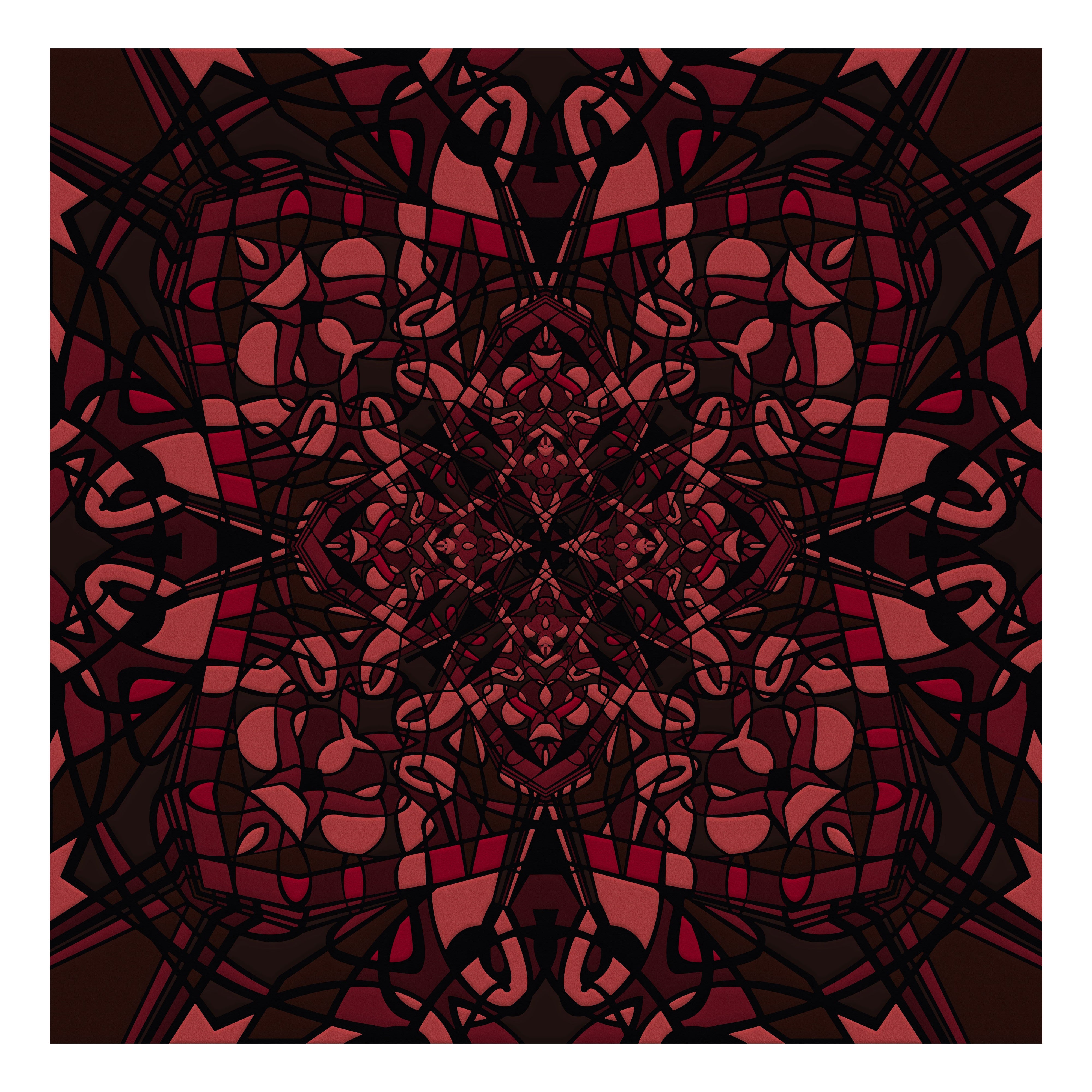 Yggdrasil Red Rug by Volver Studios For Sale