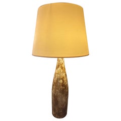 Lámpara de sobremesa de cerámica de Alexandre Kostanda, Vallauris, Francia, años 50-60