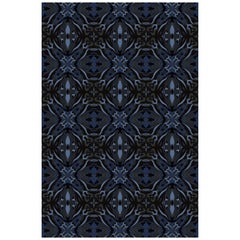 Skuld Blue Rug by Volver Studios