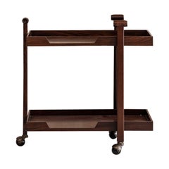 Midcentury Italian Bar Cart Model "Cr20" by Franco Albini for Poggi, 1958