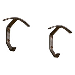 Italian Designer, Coat Hangers, Iron, Italy, 1940s