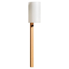 Uno Kristiansson, Wall Light, Oak, Acrylic, Sweden, 1970s