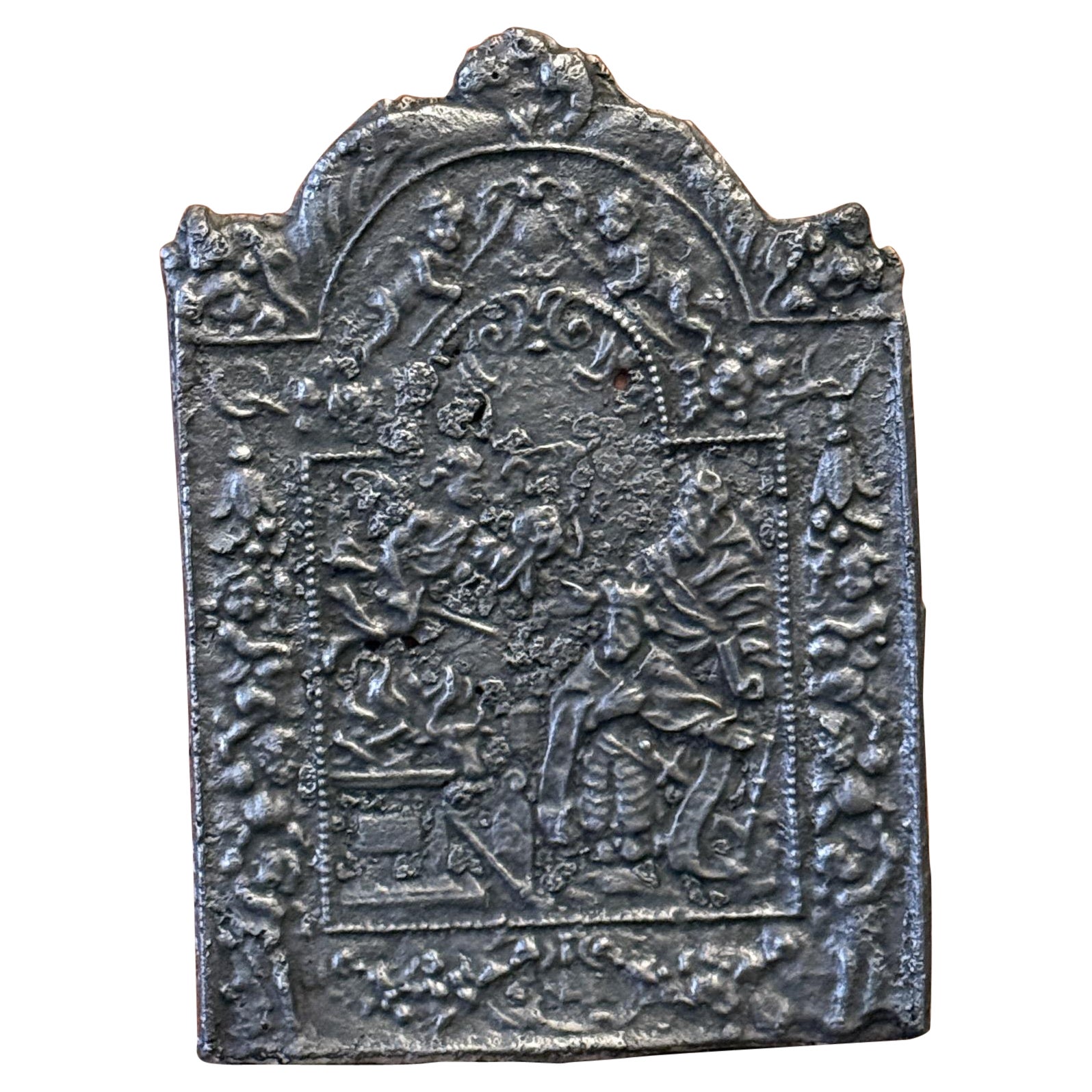 Fireback alemán del siglo XX "Juan el Bautista" en estilo gótico en venta