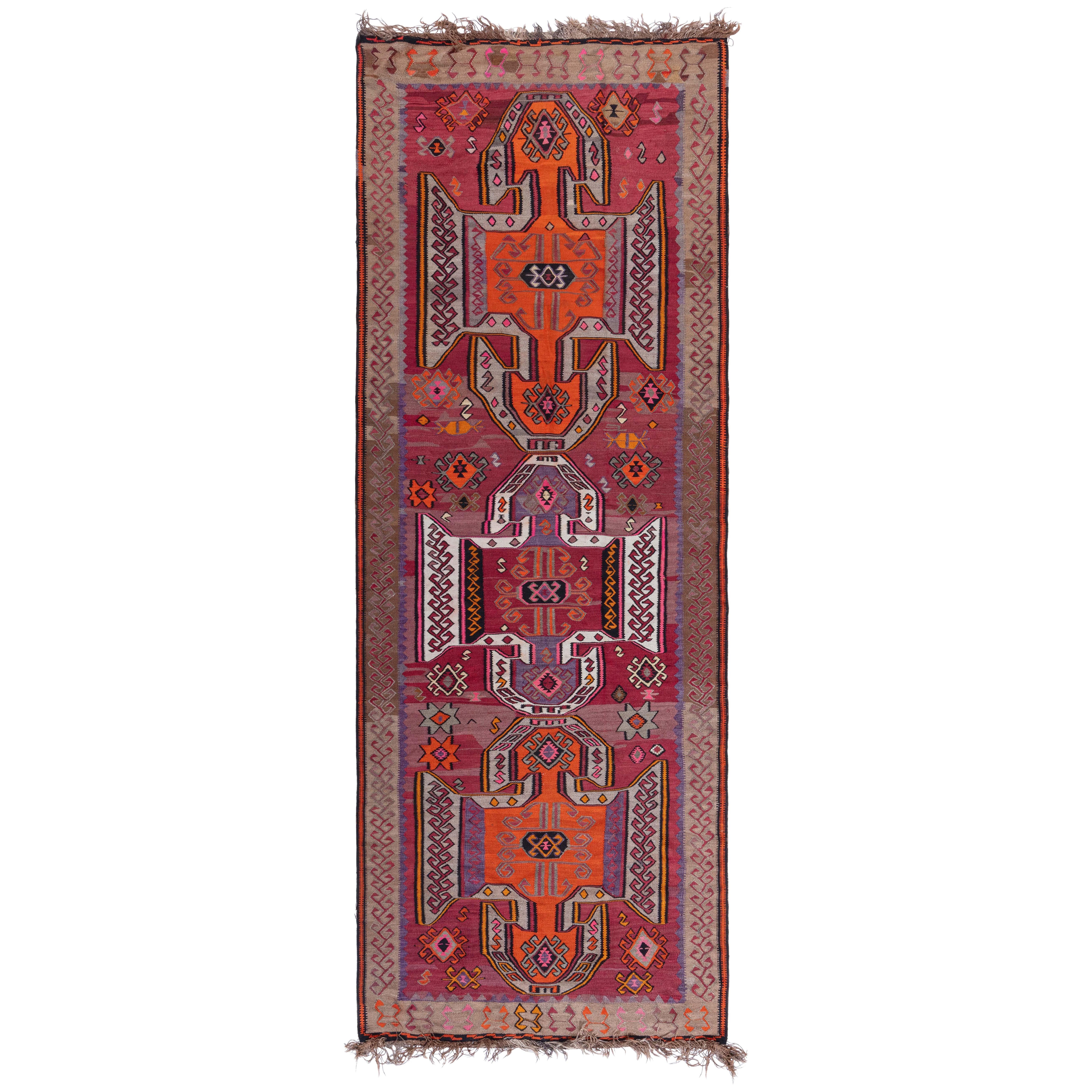 Tapis Kilim turc vintage Doris Leslie Blau en vente