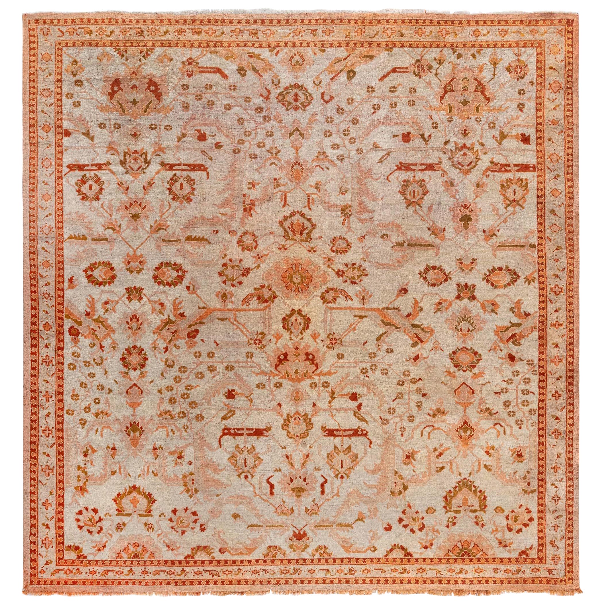Doris Leslie Blau Antique Turkish Oushak Rug