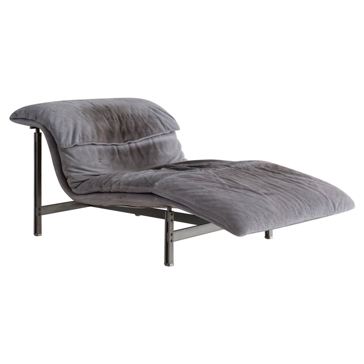 Italian chaise lounge model Wave by Giovanni Offredi for Saporiti, 1974