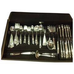 Royal Danish by International Silver Sterling Service for 12 Plus Extra, 112 pc