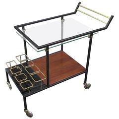 1960s Bar Cart by Alain Richard Mid-Century, France