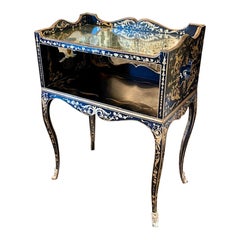 Mid-20th Century French Chinoiserie Jansen Style Vanity Table