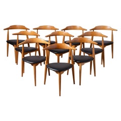 Heart Dining Chairs by Hans Wegner for Fritz Hansen