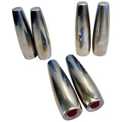Stainless Steel Salt & Pepper Shakers by Jens Quistgaard for Dansk Design