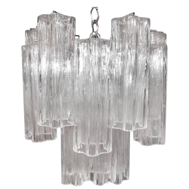 Lustre En Cristal Style Murano - Multicolore - Occasion Bon état