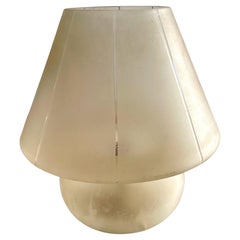 Vetri Murano Mushroom Shape Art Glass Murano Table Lamp , italian 1980
