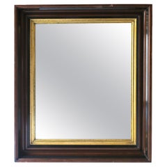 English Wood and Gold Giltwood Framed Wall Mirror