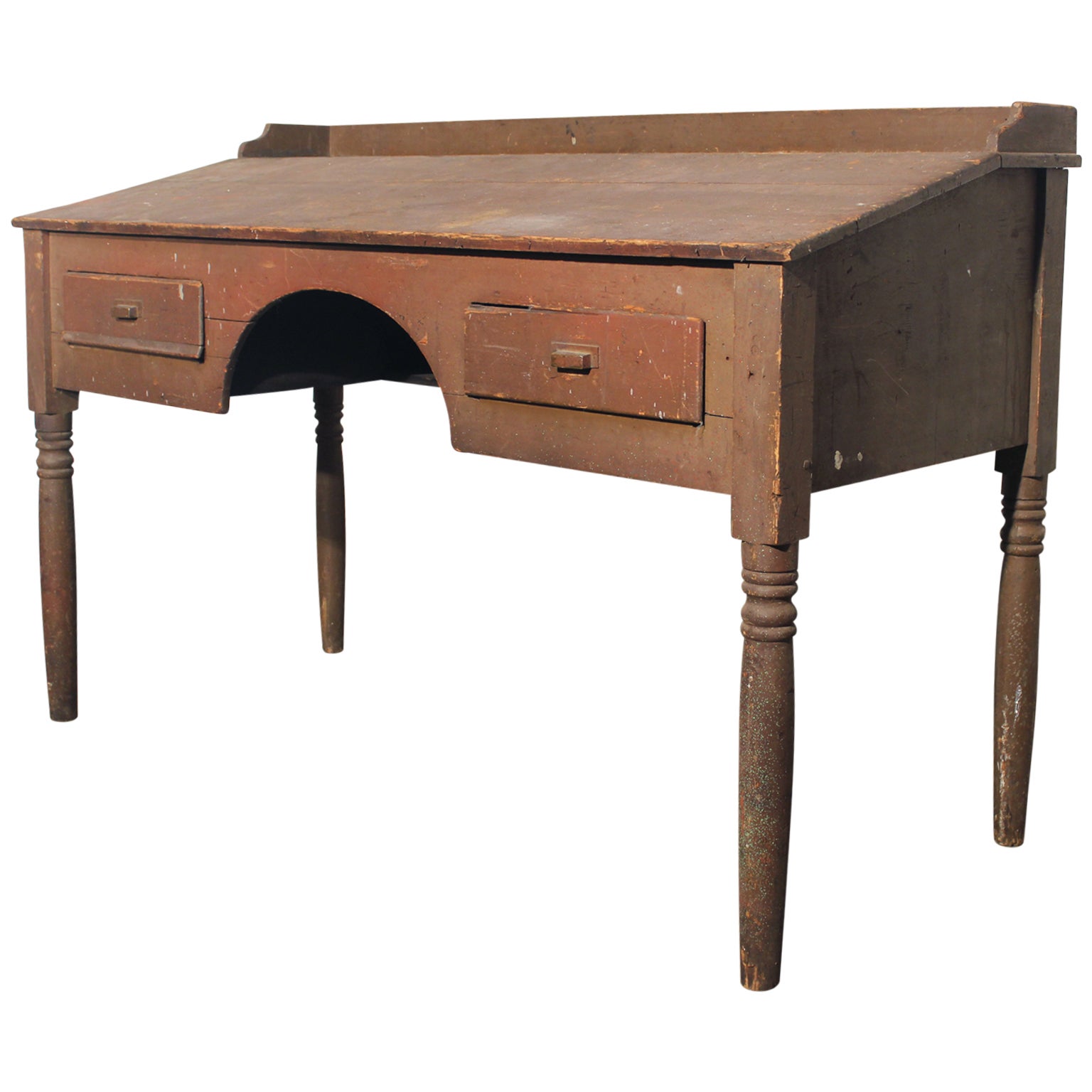 Antique Primitive Wood Standing Desk For At 1stdibs