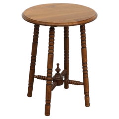 Art Deco Bobbin Side Table or Plant Stand