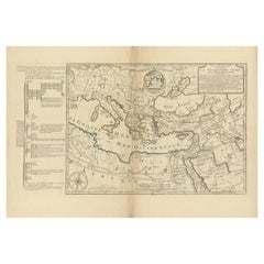 Mappa di Terra Santa di Moullart-Sanson e Geografia Sacra dell'Antico Testamento
