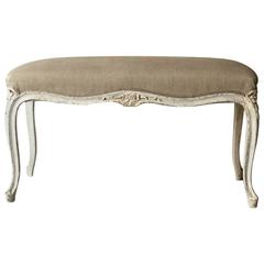 Painted Louis XV Style Bench