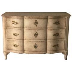18th Century Swedish Period Rococo Chest of Drawers