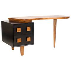 Two-Tone Organic Shape Desk, American, Paul Laszlo Style