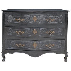 Late 18th Century Carved Oak Chest of Drawers