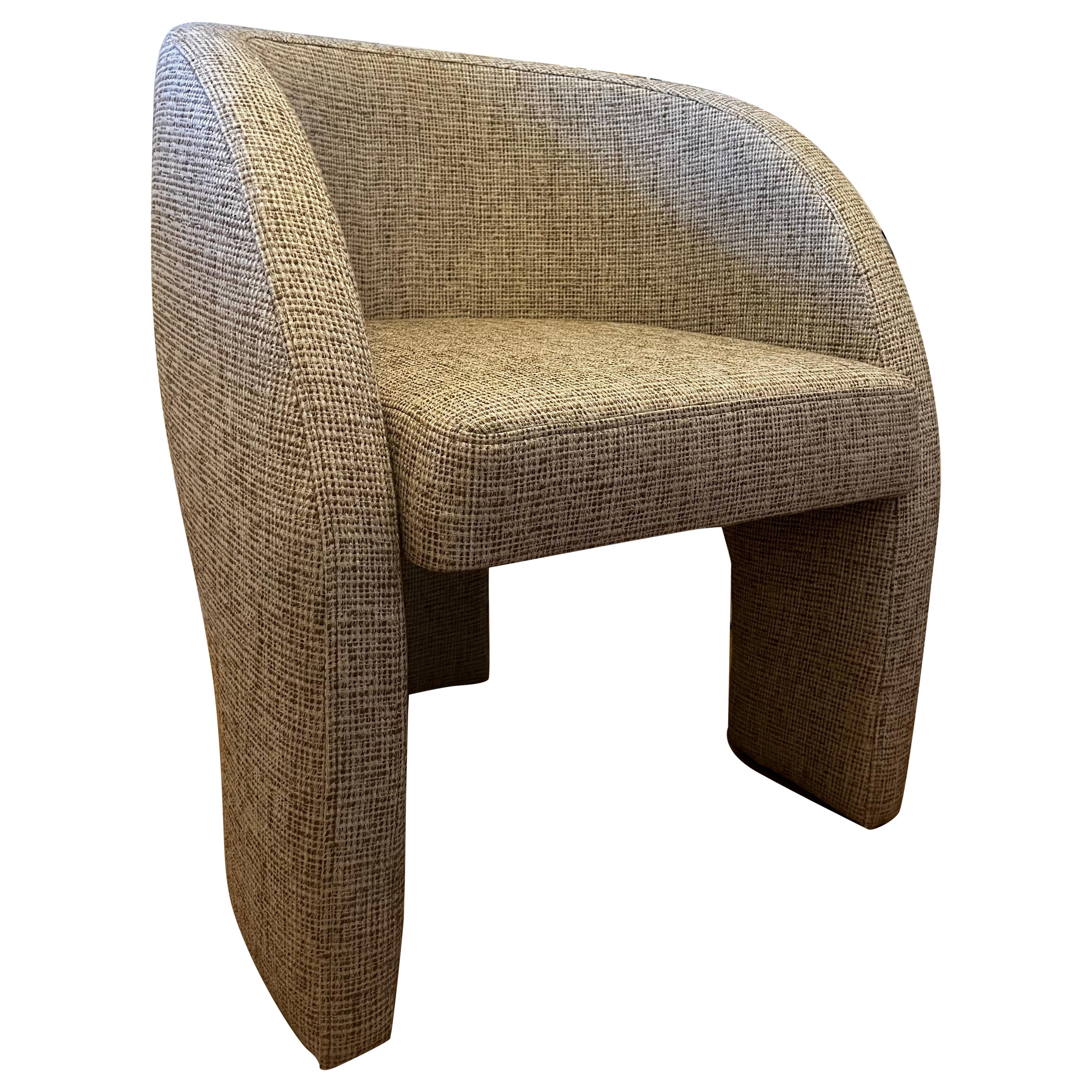 Newly Upholstetered Barrel Back Chairs - 6 Available - Weiman Style