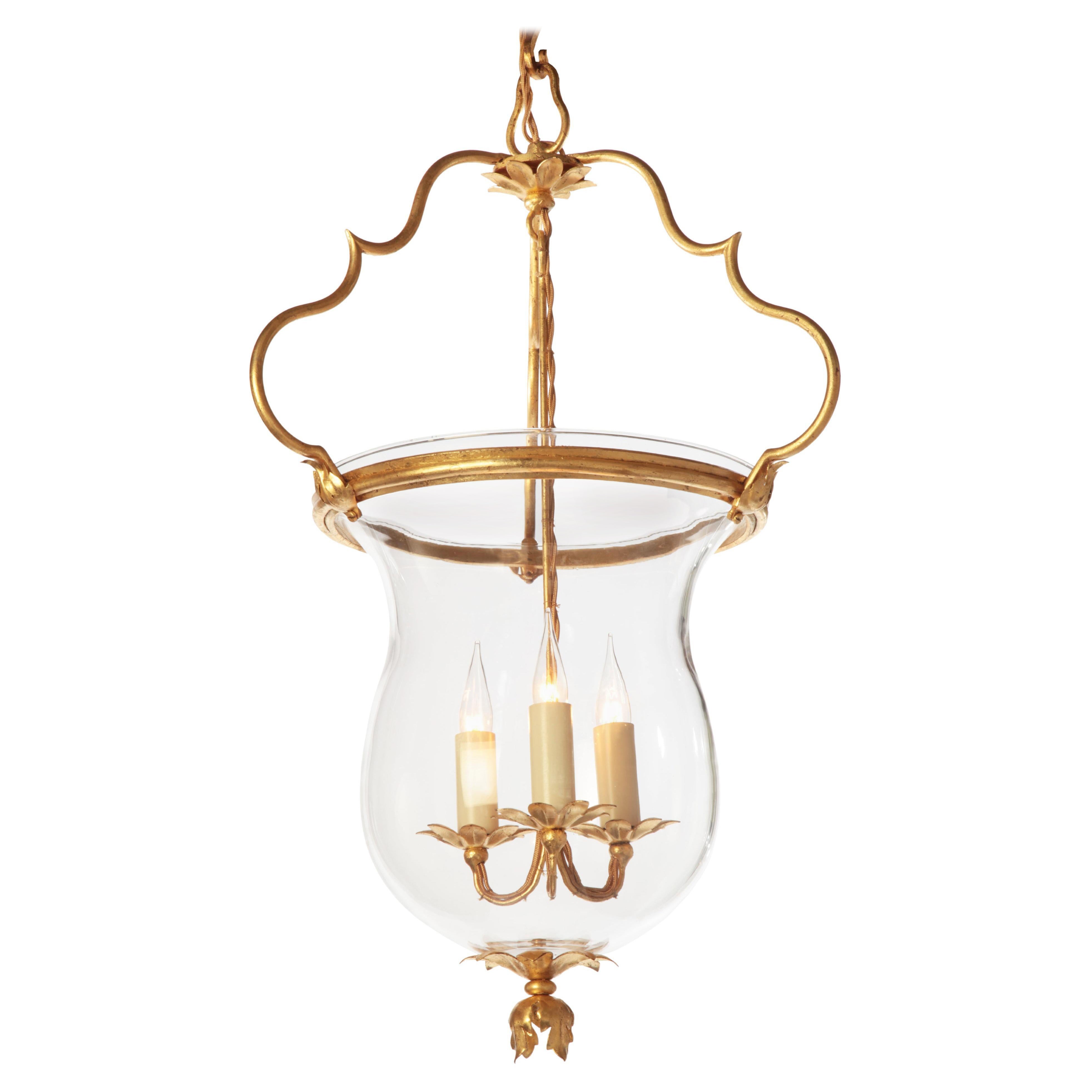 Certified Maison Bagues Lantern, 3 Lights Iron #17998